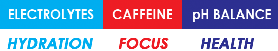 Electrolytes - Hydration / Caffeine - Focus / pH Balance - Health